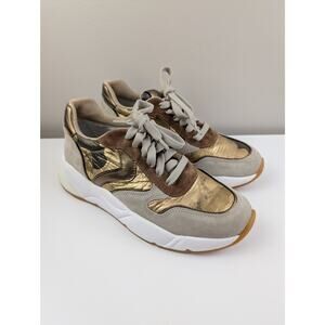 Voile Blanche Gold Camo Sneakers 38